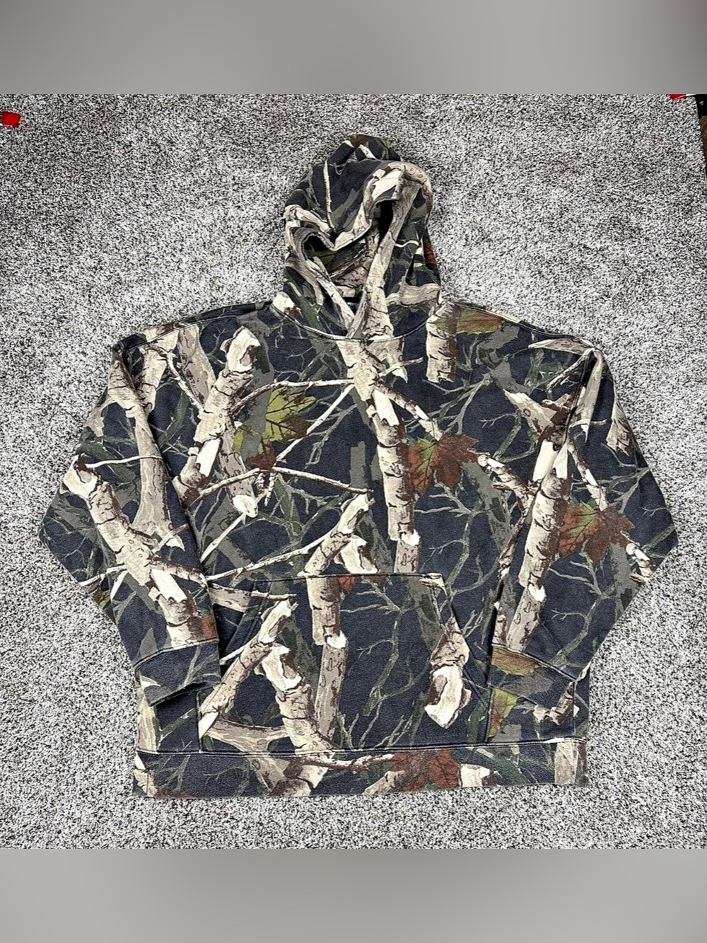 Sz XL Men’s No Boundaries Brand Oversized Fit Pullover Hoodie Camouflage Camo